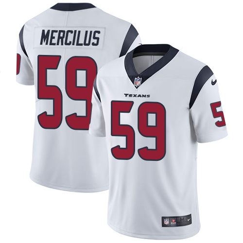 Men Houston Texans #59 Mercilus  white Nike Vapor Untouchable Limited NFL Jersey